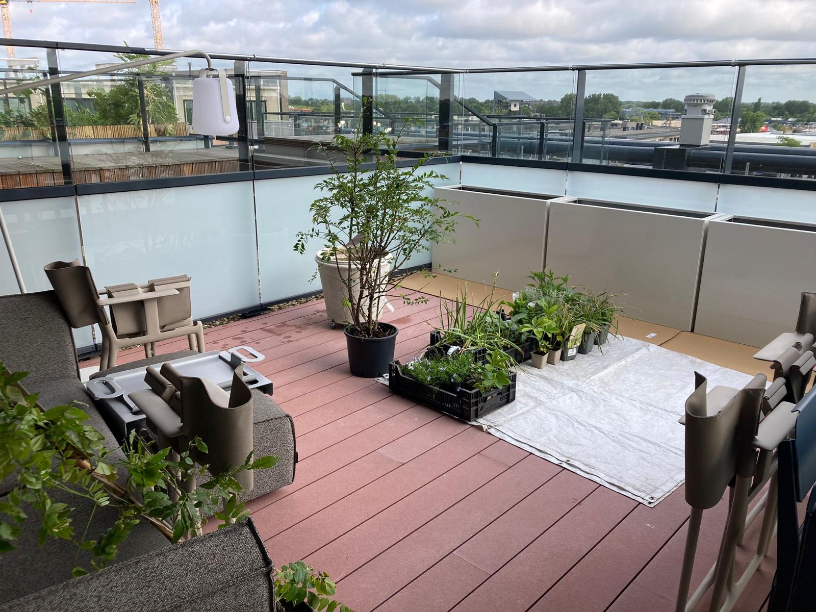 Balkontuin op 6 Hoog - Voorbereiding