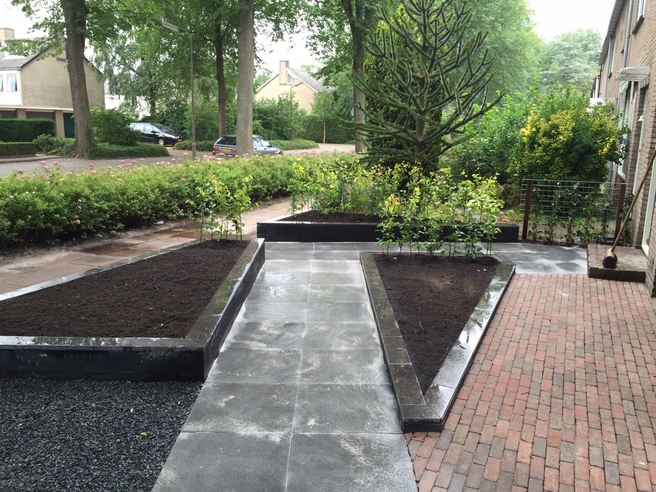 Strakke Moderne Voortuin